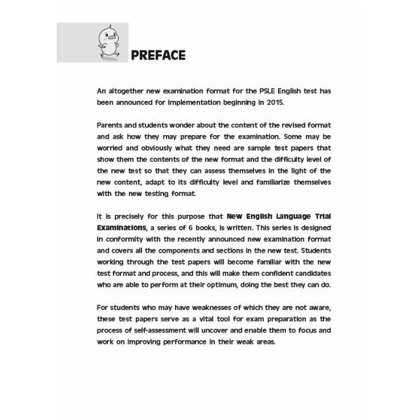 New English Language Trial Examinations 2