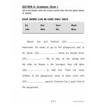 Primary 1 English Model Papers