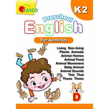 Preschool English Fun Activities K2 Book D