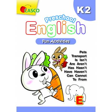 Preschool English Fun Activities K2 Book E