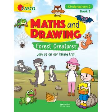 Preschool Maths and Drawing Book 3: Forest Creatures