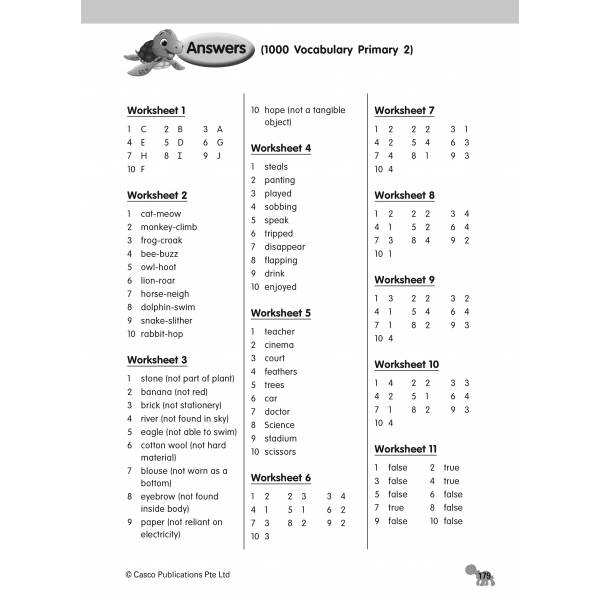 Primary 2 1000 Vocabulary - 3rd Edition