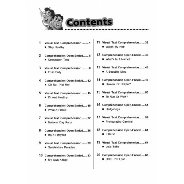 Comprehension Visual Text Open-Ended 2
