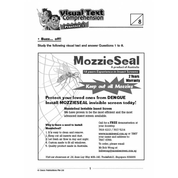 Comprehension Visual Text Open-Ended 3