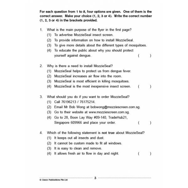 Comprehension Visual Text Open-Ended 3