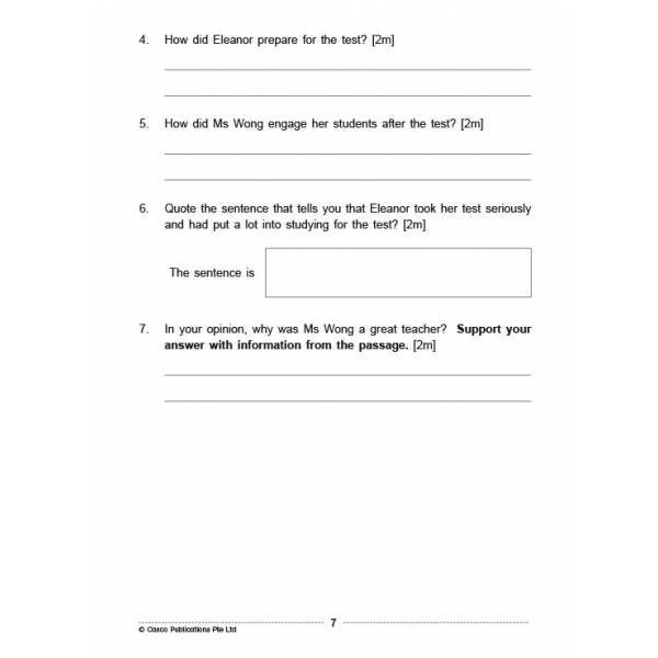Comprehension Visual Text Open-Ended 3