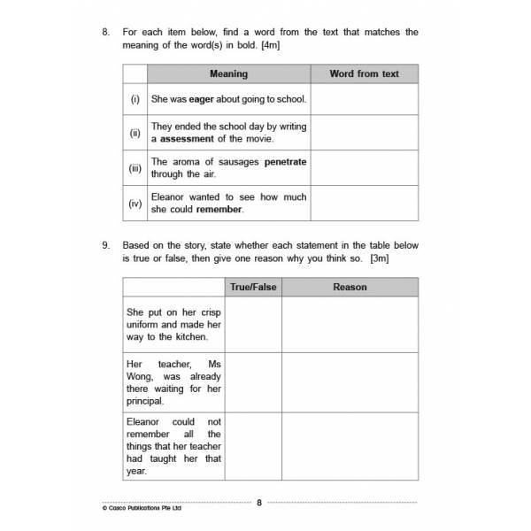 Comprehension Visual Text Open-Ended 3