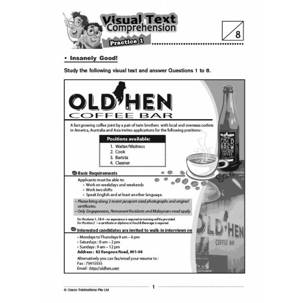 Comprehension Visual Text Open-Ended 6