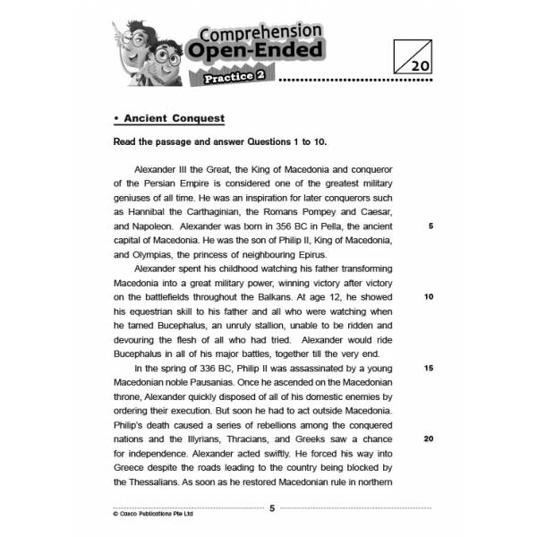 Comprehension Visual Text Open-Ended 6