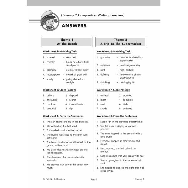 Composition Writing Exercises Primary 2 (Pack)