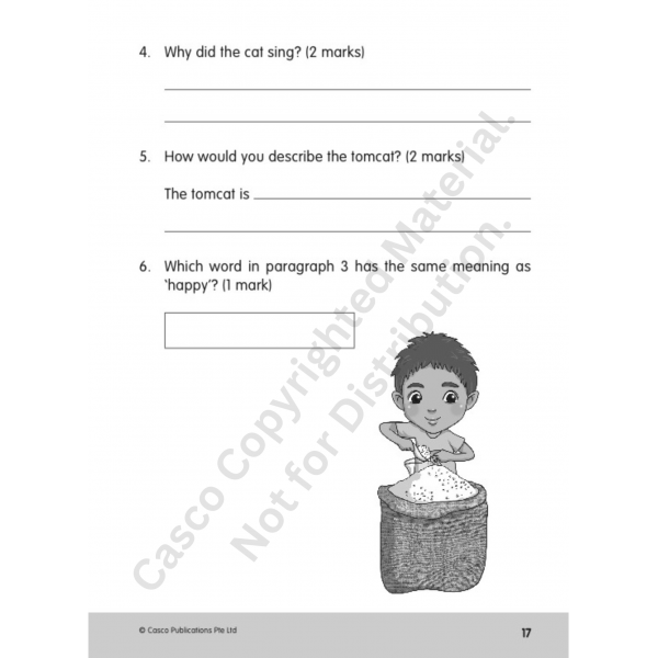 English Comprehension Worksheets Primary 1