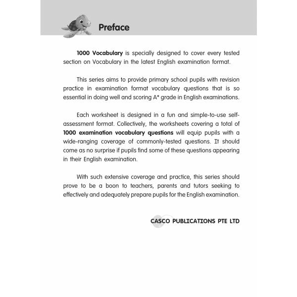 Primary 1 1000 Vocabulary - 3rd Edition