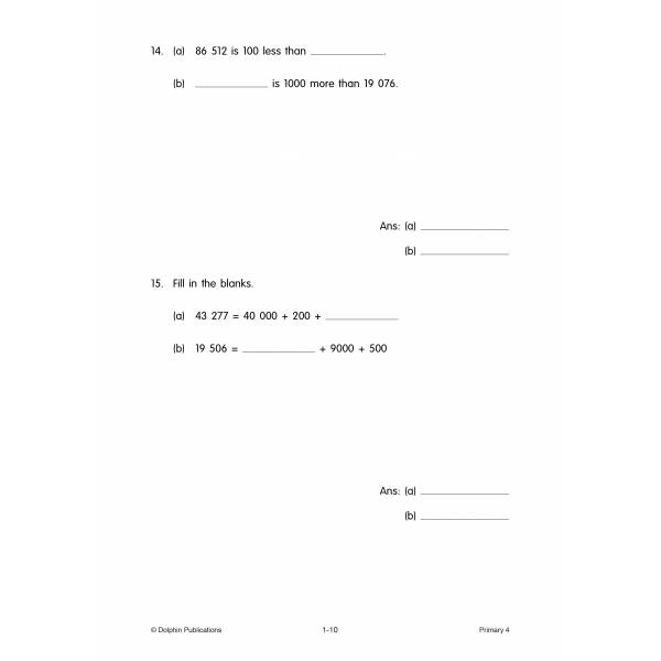 Primary 4 Mathematics