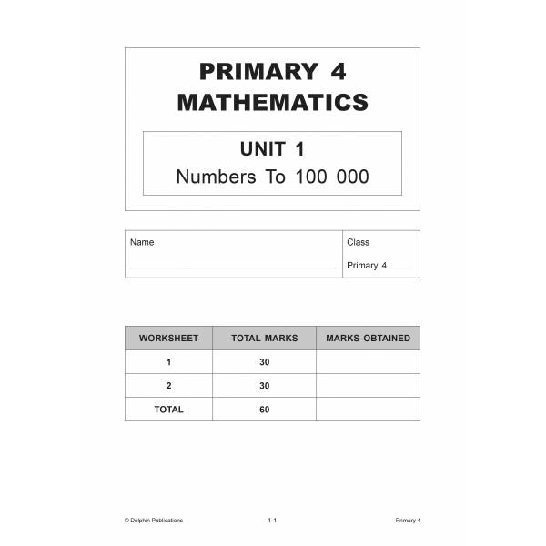 Primary 4 Mathematics