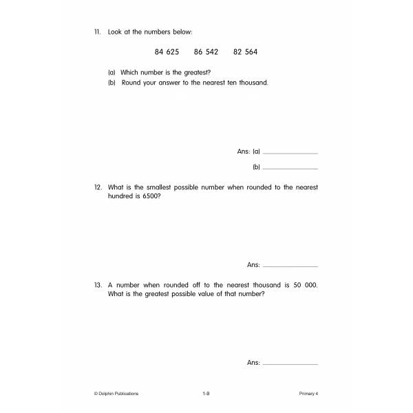Primary 4 Mathematics