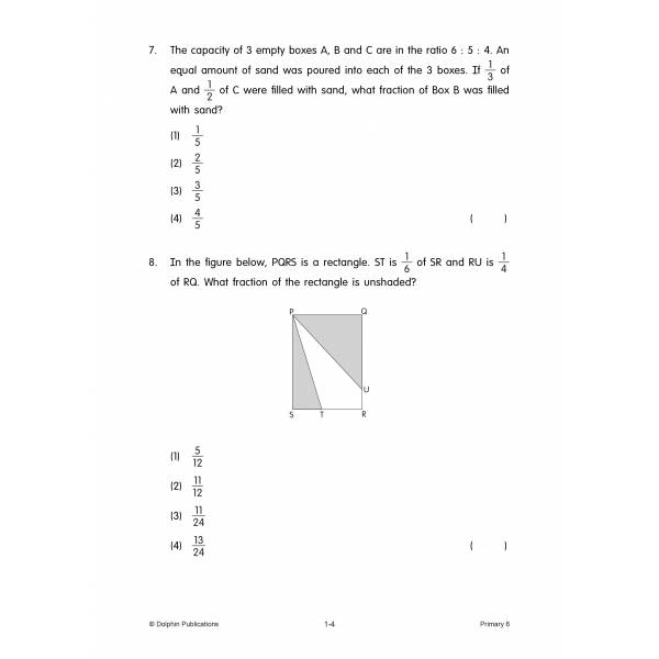 Topical Maths Worksheets Primary 6 (Pack) - 2nd Edition