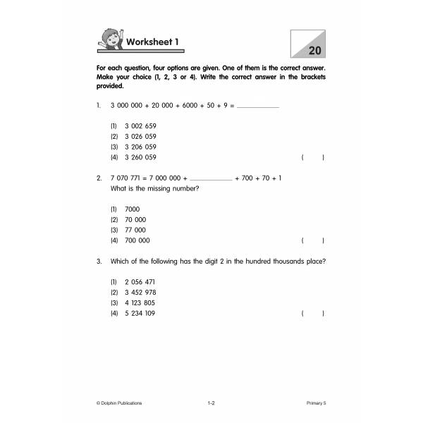 Topical Maths Worksheets Primary 5 (Pack)