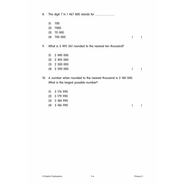 Topical Maths Worksheets Primary 5 (Pack)