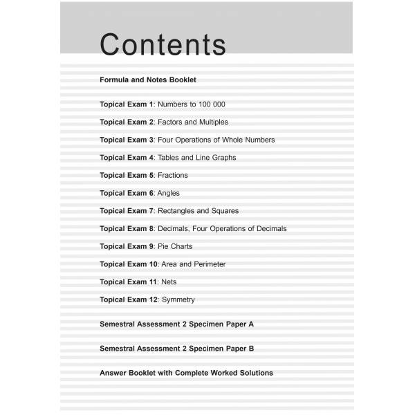 Primary 4 Exam Questions Topical Maths (Pack) - 2nd Edition