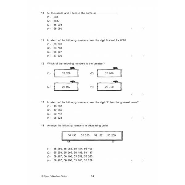 Primary 4 Exam Questions Topical Maths (Pack) - 2nd Edition