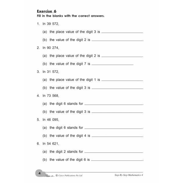 Primary 4 Mathematics
