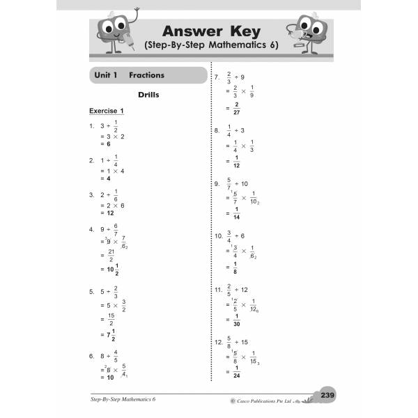 Step-by-Step Mathematics Primary 6 - 3rd Edition