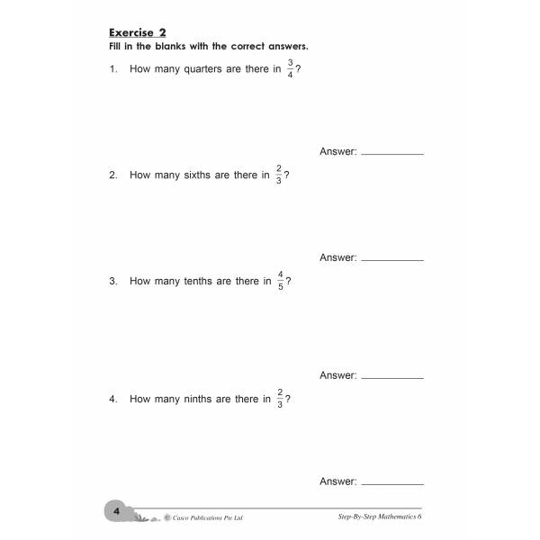 Step-by-Step Mathematics Primary 6 - 3rd Edition