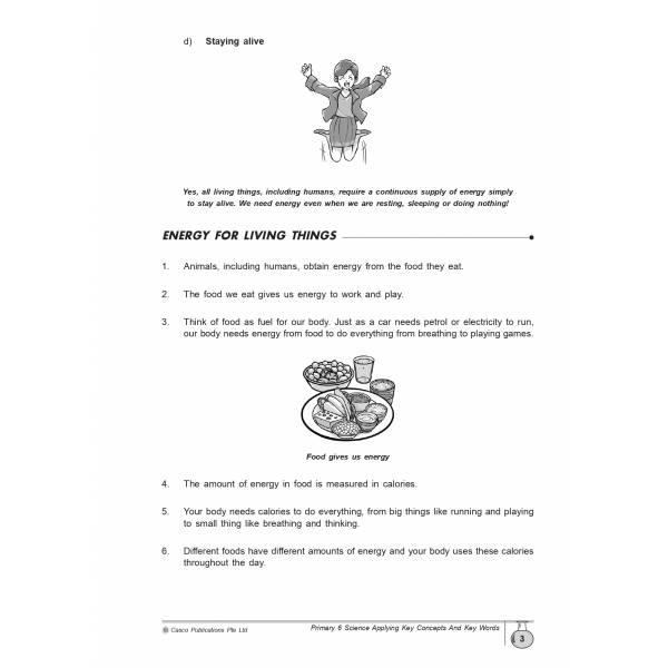 Science Applying Key Concepts & Key Words Primary 6 - 2nd Edition