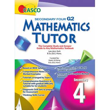 Secondary 4 Mathematics Tutor (G2)