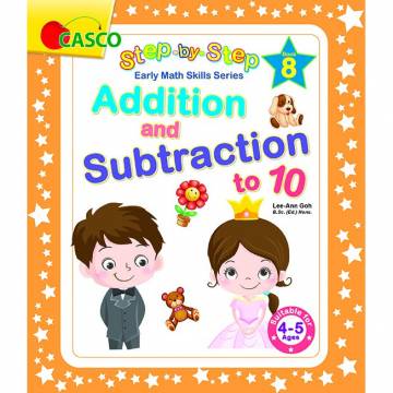 Step by Step Early Math Skills Book 8: Addition & Substraction to 10 (for Ages 4-5)