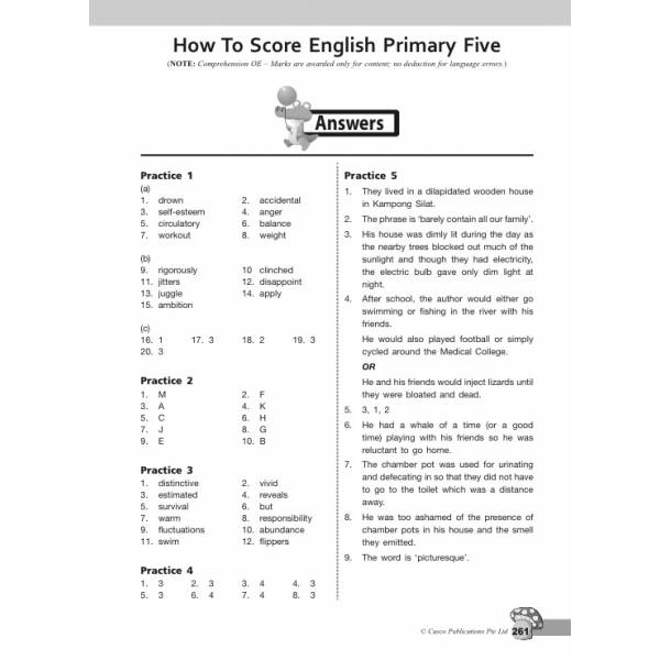 How to Score English Primary 5