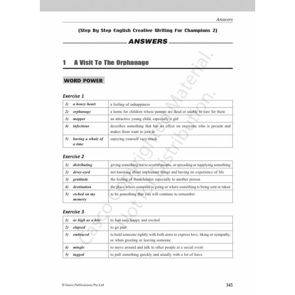Step by Step English for Creative Writing Champions 2