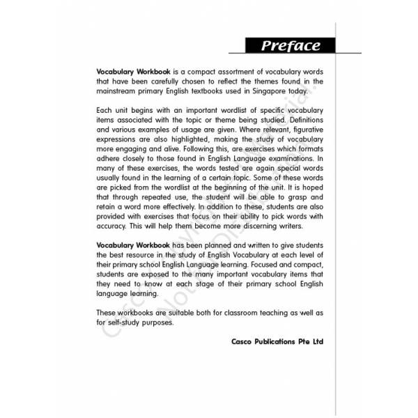 Vocabulary Workbook 4