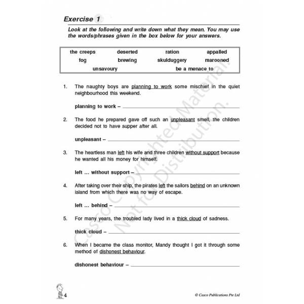 Vocabulary Workbook 4