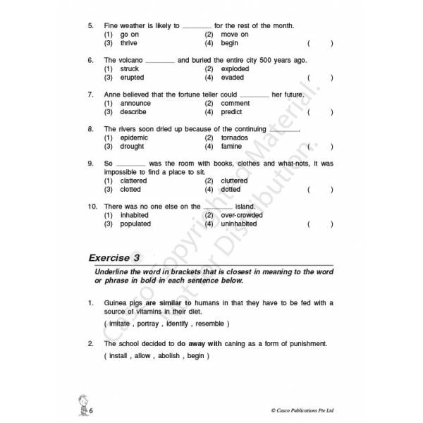 Vocabulary Workbook 4