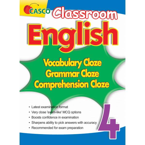 Classroom English Vocab/Grammar/ Comprehension Cloze 4