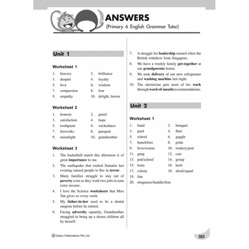 Grammar Tutor Primary 6