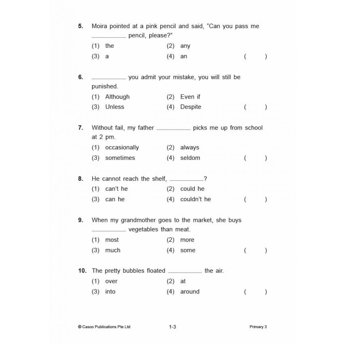 English Examination Papers Primary 3 (Pack)