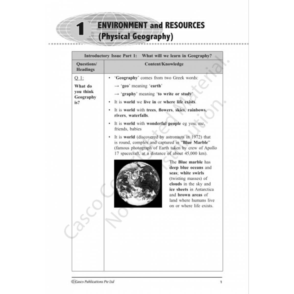 Secondary 1 Geography: A Comprehensive Study Guide